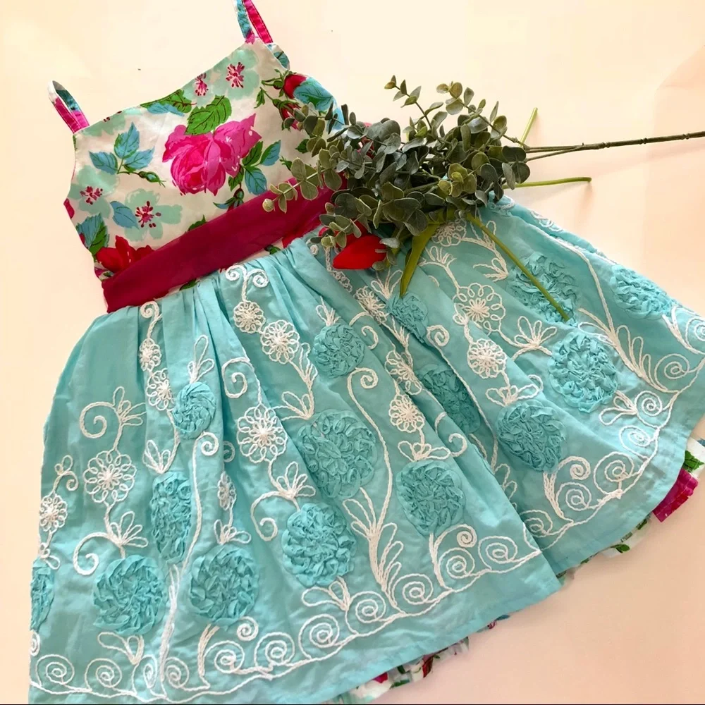 {Mabel & Moxie} whimsical floral dress